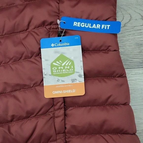 Columbia Womens XS Chestnut Clearing Jacket Regular Fit Omni-Shield Puffer NEW - Picture 7 of 13